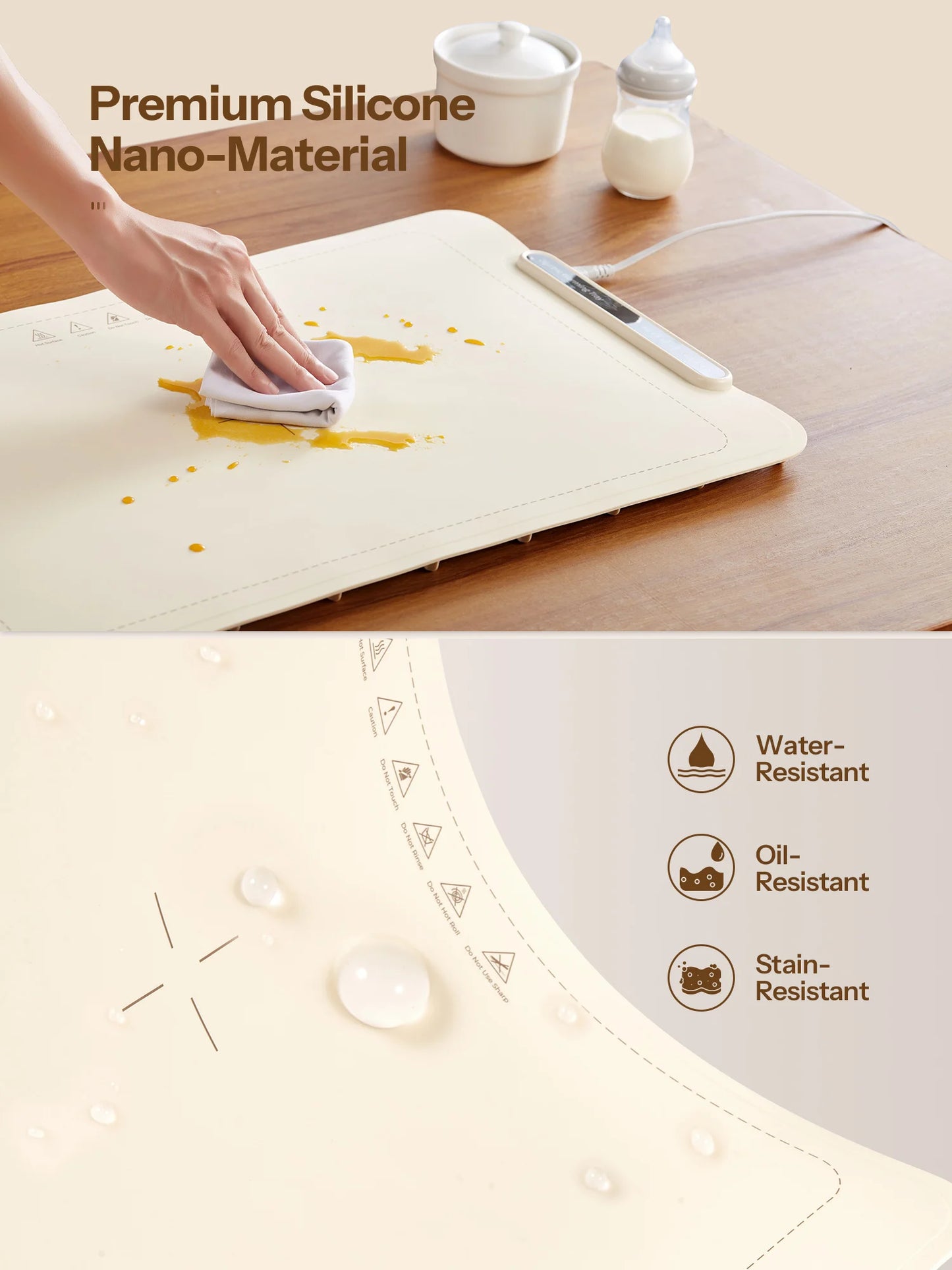 Rollable Electric Warming Tray