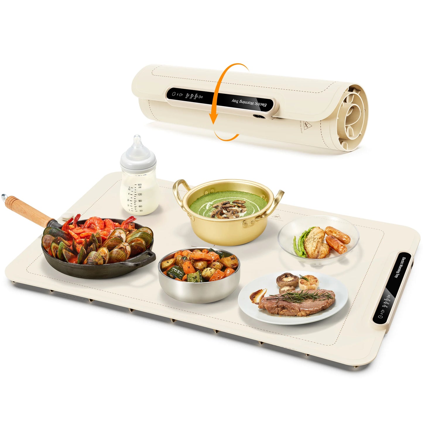 Rollable Electric Warming Tray